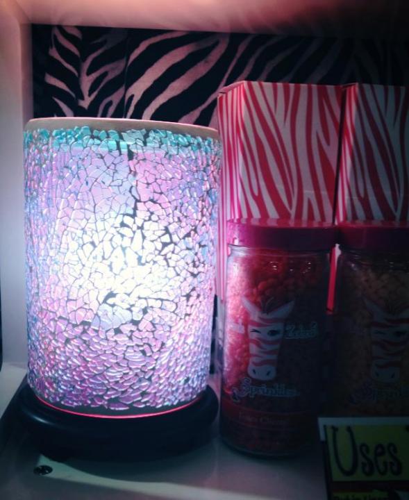 Pink Zebra Simmering Light Shade